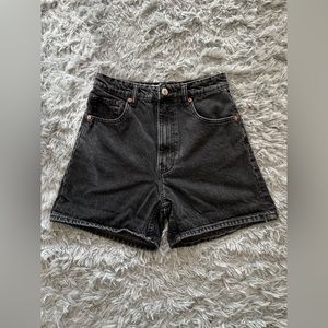 Zara High Waisted Mom Shorts